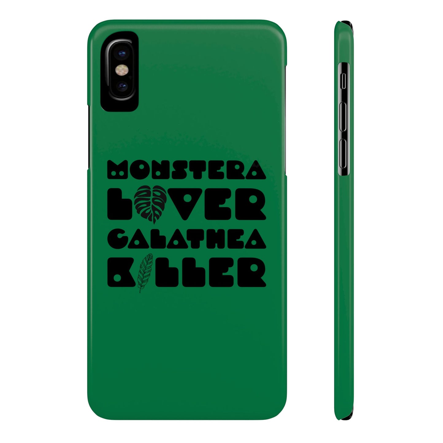 Monstera Lover Calathea Killer iPhone Slim Case