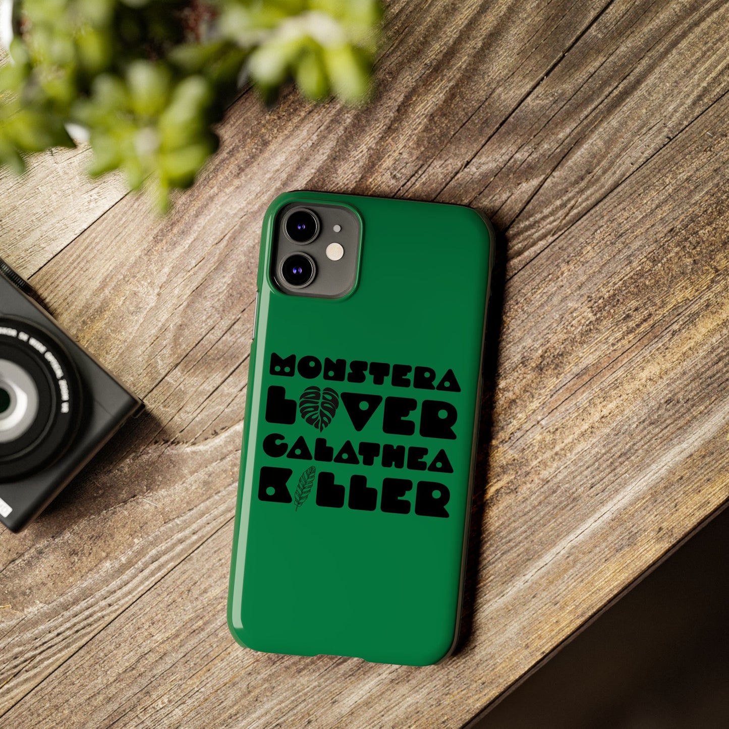 Monstera Lover Calathea Killer iPhone Slim Case