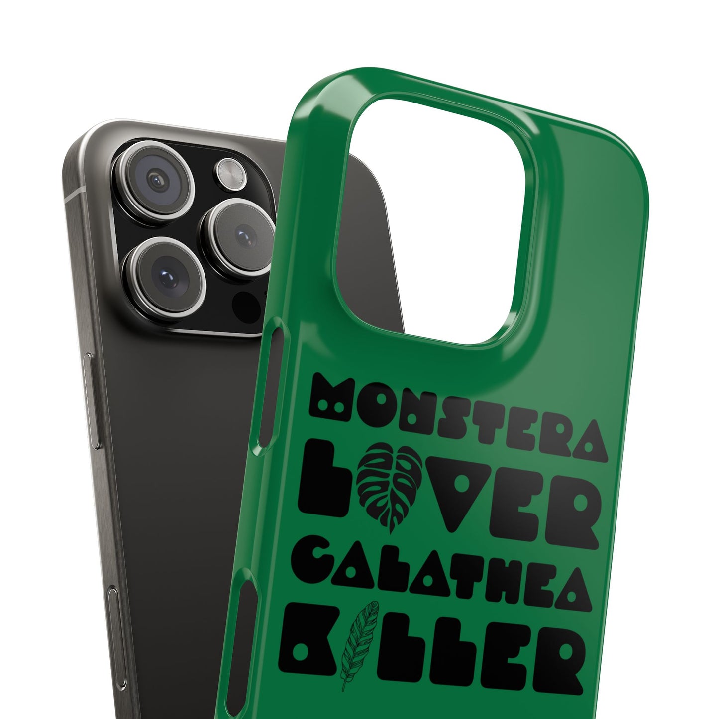 Monstera Lover Calathea Killer iPhone Slim Case