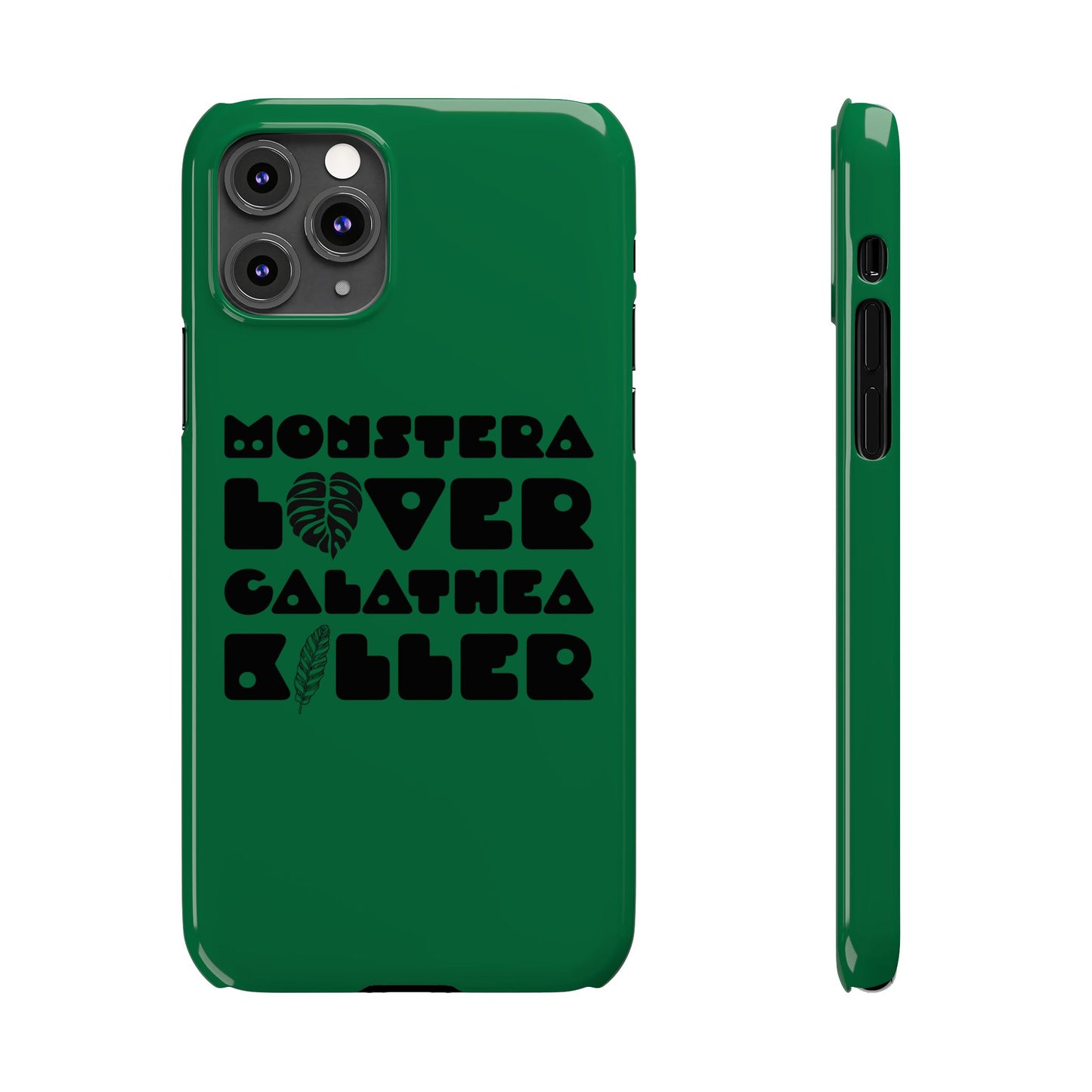 Monstera Lover Calathea Killer iPhone Slim Case