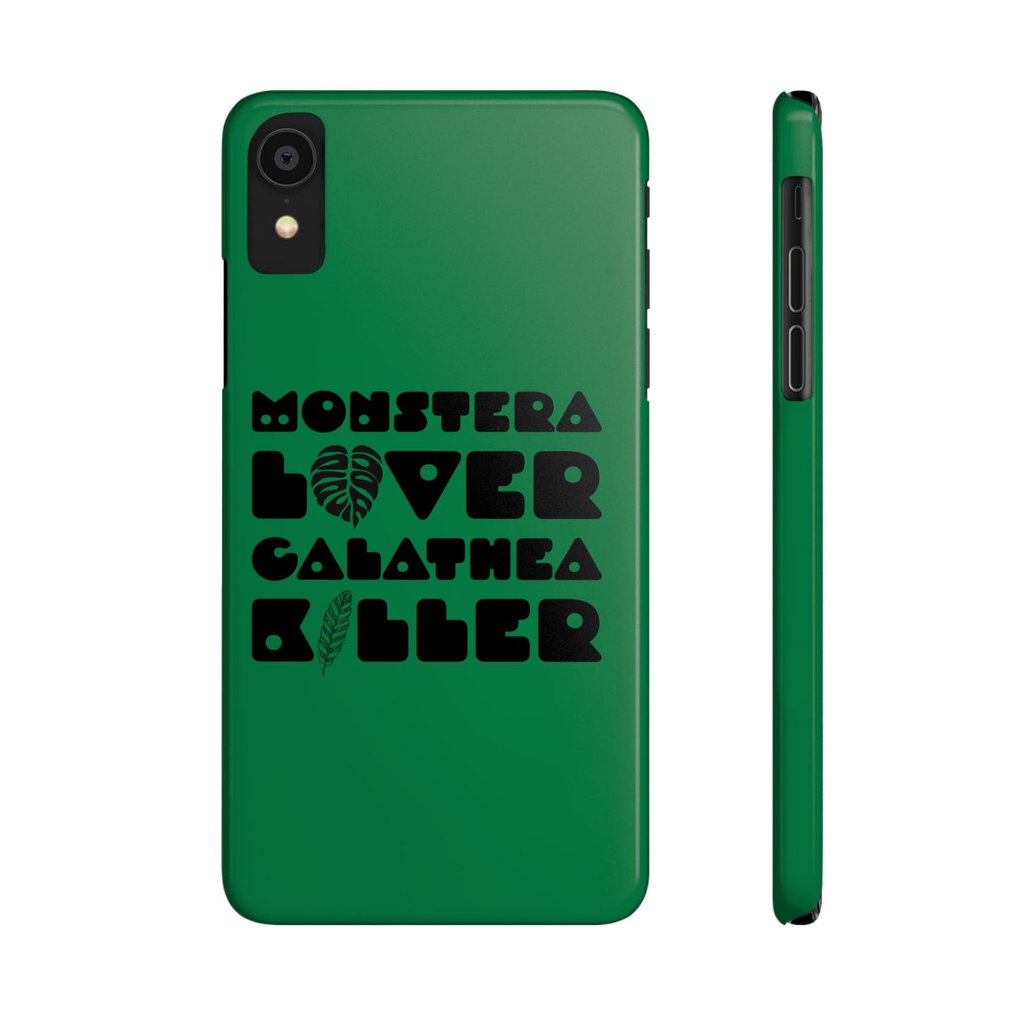 Monstera Lover Calathea Killer iPhone Slim Case