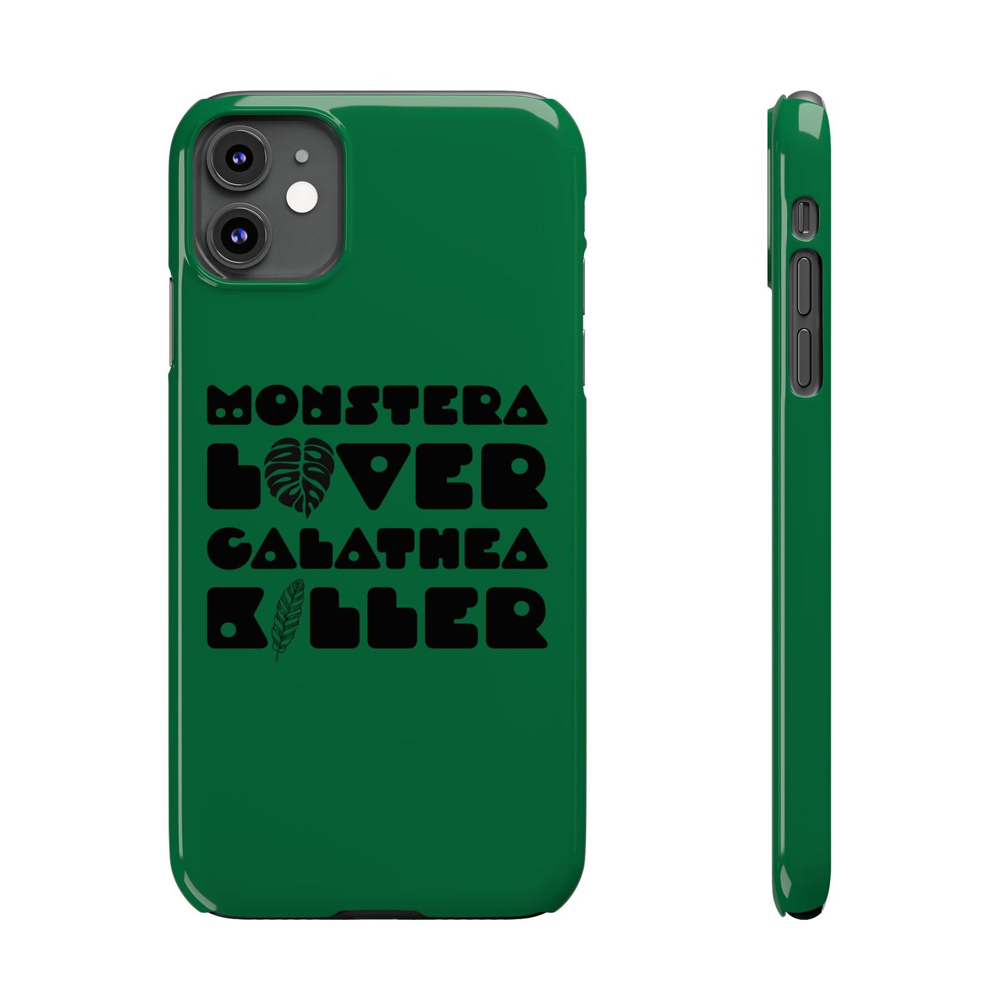 Monstera Lover Calathea Killer iPhone Slim Case