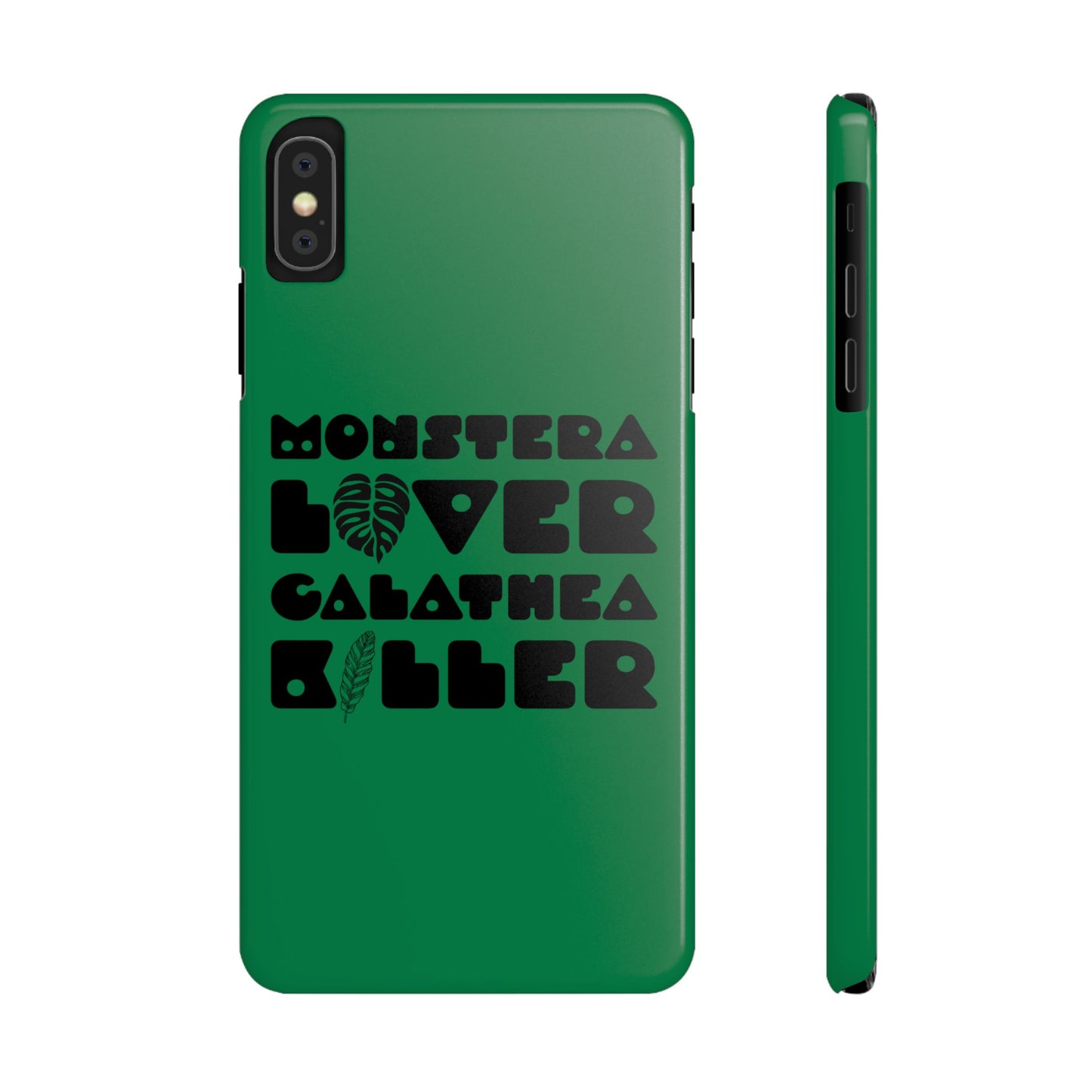 Monstera Lover Calathea Killer iPhone Slim Case